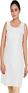 Women's Cotton Long Camisole for Kurti/Suit Slip/Long Inner/Samij for Women Sameej/Knee Length Inner Wear/Sameez/Kurti Slip/Round Neck/Invisible