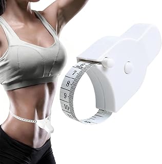 Body Measuring Tape 150cm 60" Retractable with Lock Push Button Soft Tape Measure for Bust Waist Hip (BWH) Fitness Weight Loss Tailoring Sewing