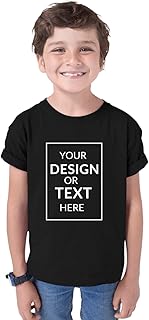 Personalized Tshirt for Kids with Photo Print, Text Print. 100% Cotton Customized Tshirt for Kids, Girls & Boys. Customized Gifts for Boys and Girls
