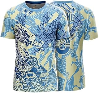 Shaolin Dragon Custom Football Jersey Edition – Personalized with Name and Number, Dry-Fit Sportswear for Men, Women & Kids | Sizes 2Y Kid to 4XL Premium Customized Sports Team Jersey