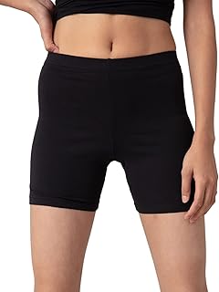 (NYP083 Cotton Stretchable Cycling Shorts for Women | High Waist Shorties with Full Coverage & Concealed Waistband | Ideal for Casual wear & Sports
