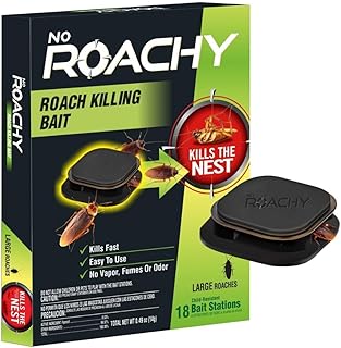 Anti Roach Gel - Cockroach Killer | Kitchen Safe | Odourless | Fast Action, Indoor Insect & Pest Control, Natural Cockroach Killer Gel for Home Strong, Cockroach Gel (18 BAITS)