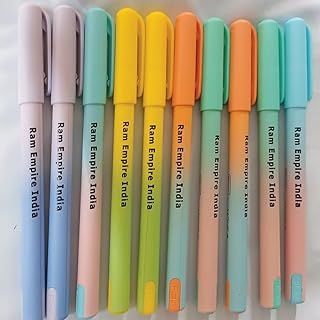 (Pack of 10) Personalized Pen with Name Printing – Choose Ball Pen or Gel Pen | Blue, Black & Red Ink | Smooth Writing | Pack of 10 Custom Pens for Office, School & Gifting | Bulk Order Available