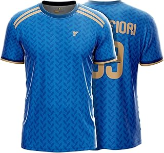 Italy Home 2026 Football Jersey Bold Blue (Custom Name & Number Print) Fan Personalised Custom Football Shirt Men T-Shirt, Sizes- Kids (2Y) to Adults (4XL) Half & Full Sleeves Customization