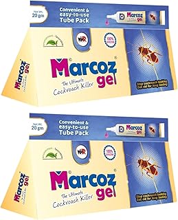 marcoz Gel Ultimate Cockroach Killer (Set of 2X20G ) "Guaranteed Effect" Powerful - Pink, Pack of 2