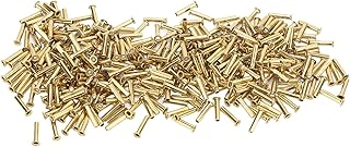 Tubular Rivets, Standard Round Holes Easy Installation Exquisitely Beautiful DIY Leather Rivets for Clothing Customization! (2.32x11x3.8mm)