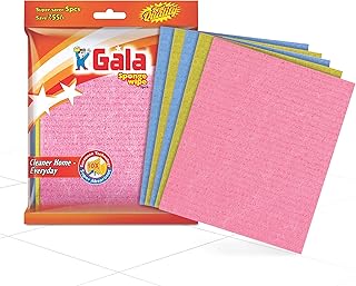 Gala Sponge Wipe for Kitchen 5 Pcs Pack (Multipurpose) (148995)